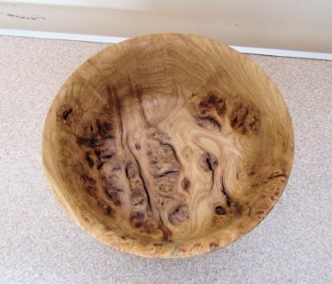 Nick Caruana's commended burr bowl
